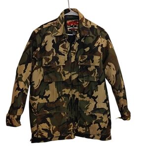 Ranger Merrill & Forbes Outfitters Camouflage Field Jacket Size Medium